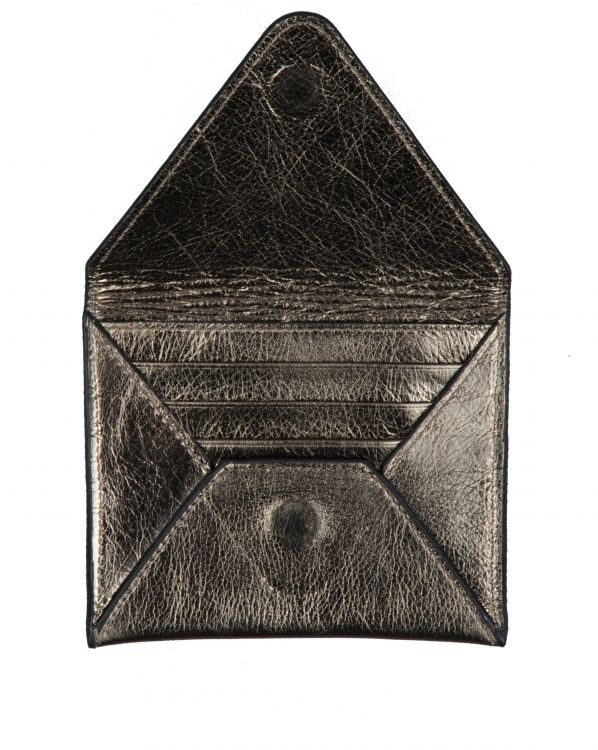 Deri Zarf Kartlık Metalik Bronz - 1