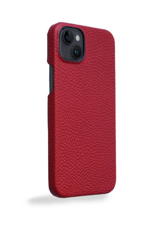 Deri iPhone Kılıf 14-13 Kırmızı Togo Full Deri - 4