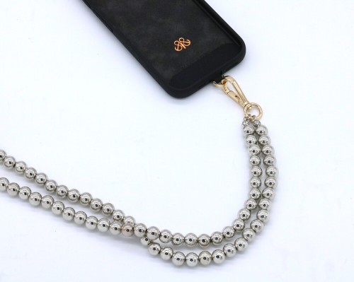 Telefon Boyun Askı Silver Pearl - 2