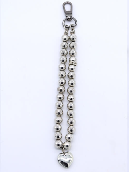 Telefon Bilek Askı Silver Heart - 1