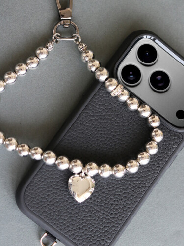 Telefon Bilek Askı Silver Heart - 9