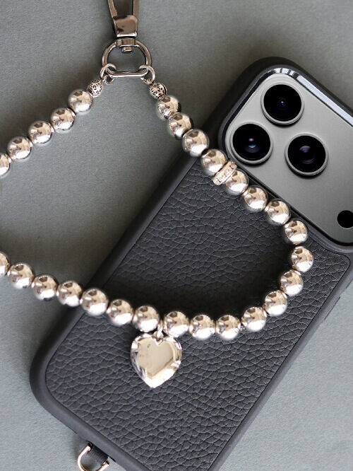 Telefon Bilek Askı Silver Heart - 9