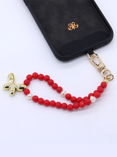Telefon Bilek Askı Red Butterfly - 5