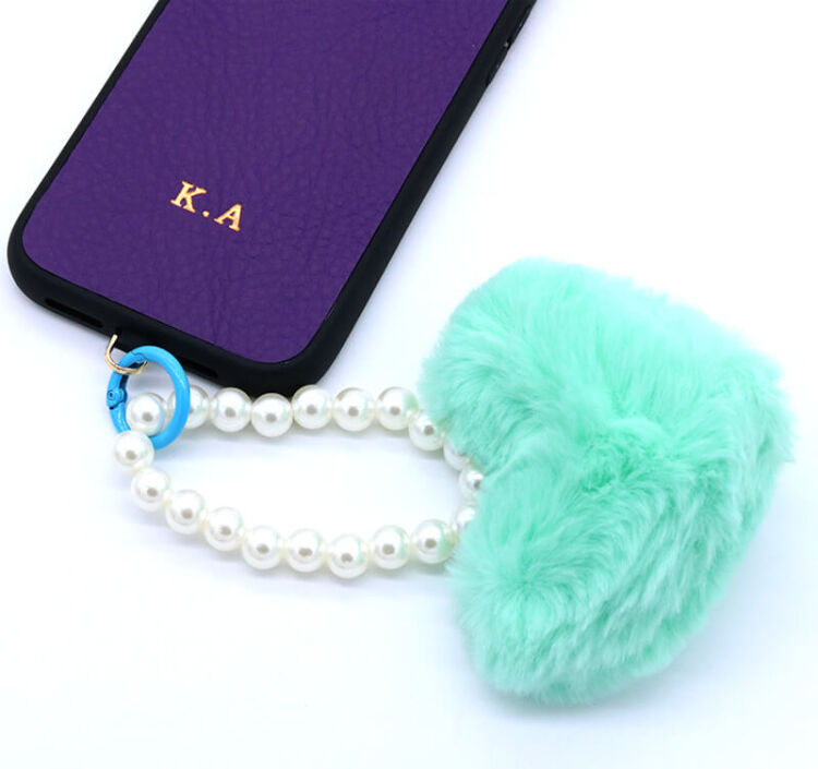 YEŞİL PUFF KALP CHARM - 3